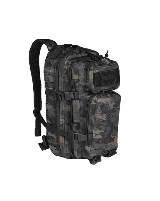 Rucsac Tactic Mil-Tec US Assault Small Laser-Cut – 20 L, MOLLE, Dark Camo