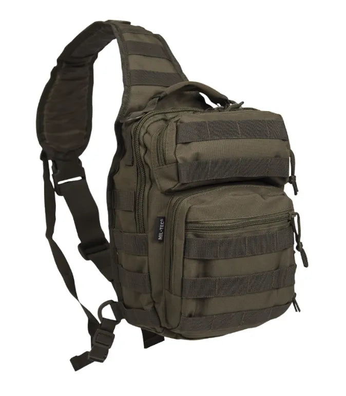 Rucsac Tactic OD cu O Singură Bretea – Compact, 10L, Versatil și Rapid de Purtat