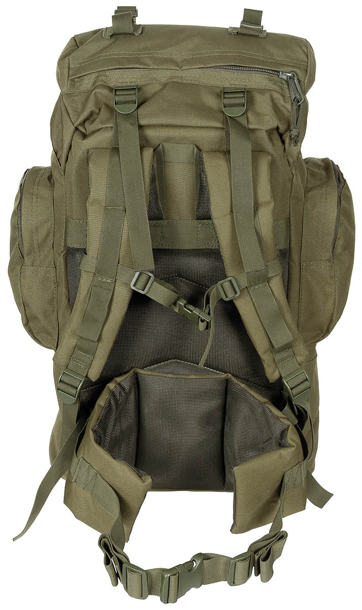 Rucsac Tactic Oliv OD MFH - Cadru Aluminiu, Bretele Ajustabile