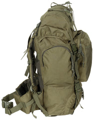 Rucsac Tactic Oliv OD MFH - Cadru Aluminiu, Bretele Ajustabile