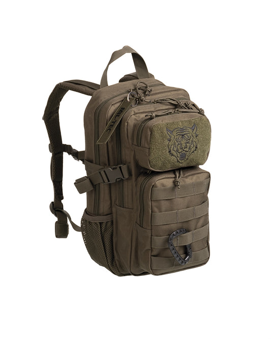 Rucsac Tactic pentru Copii Mil-Tec US Assault Kids – 14 L, MOLLE, Oliv