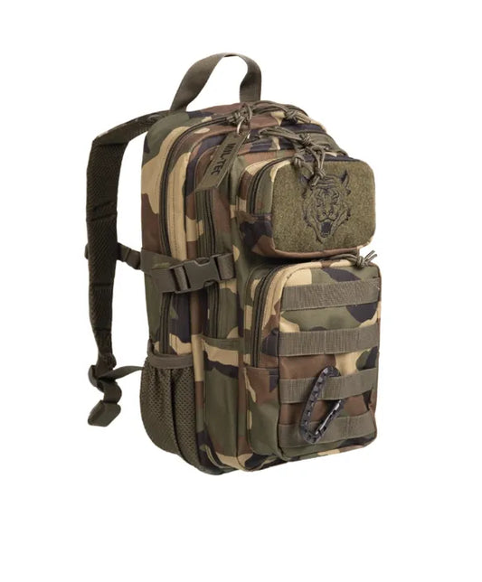 Rucsac Tactic pentru Copii US Assault Kids Woodland – 14L, Ergonomic, Camuflaj Autentic și Funcționalitate Maximă