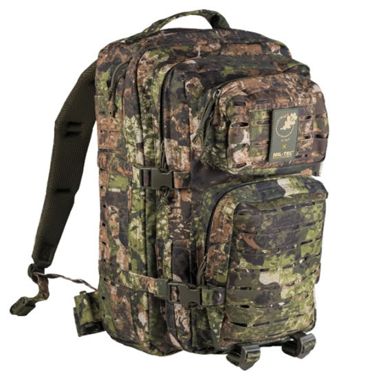 Rucsac Tactic US Assault Large WASP I Z3A – 36L, Sistem Laser-Cut, Camuflaj CIV-TEC® Z3A pentru Terenuri Mixte și Misiuni Avansate