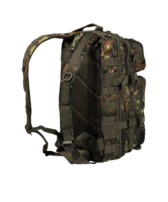 Rucsac Tactic US Assault Small Flectar – 20L, Camuflaj German, Compact și Modular