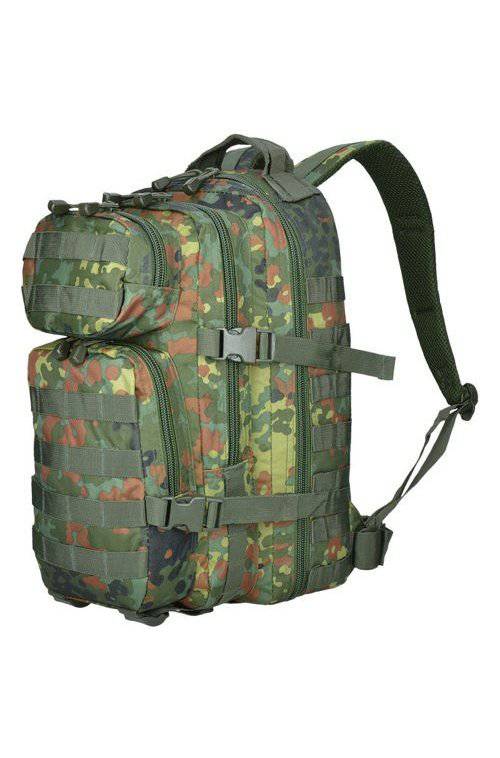 Rucsac Tactic US Assault Small Flectar – 20L, Camuflaj German, Compact și Modular