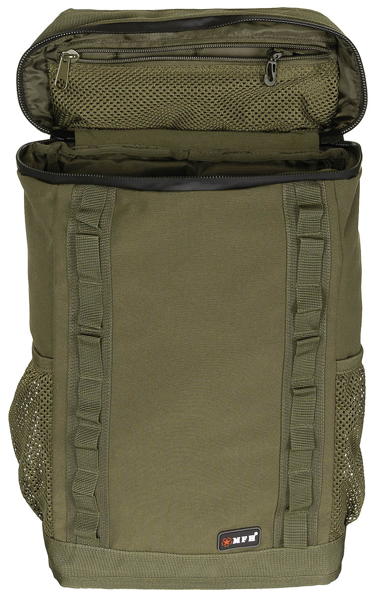 Rucsac Urban 13 Verde Oliv MFH - Bretele ajustabile, Compartiment laptop