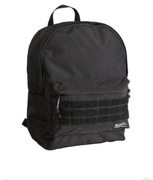 Rucsac Urban Negru „Cityscape” – 20L, Stil Tactic cu Sistem MOLLE și Organizare Inteligentă