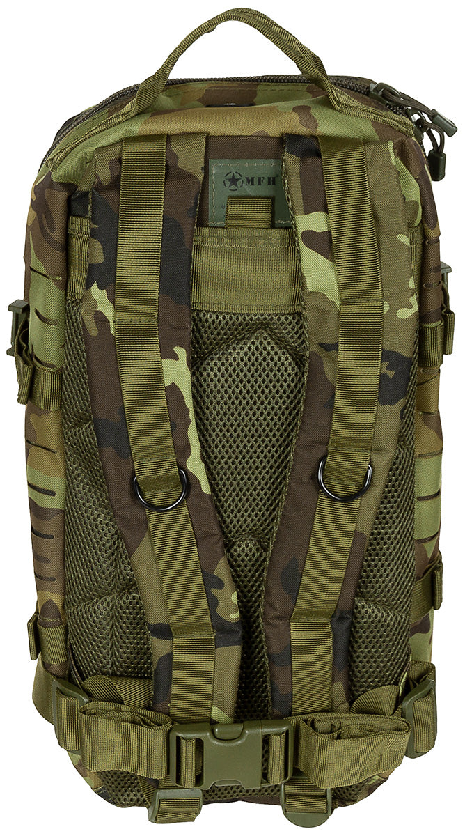 Rucsac US Assault I "Laser" M 95 CZ Camo MFH - Bretele ajustabile, Spate căptușit