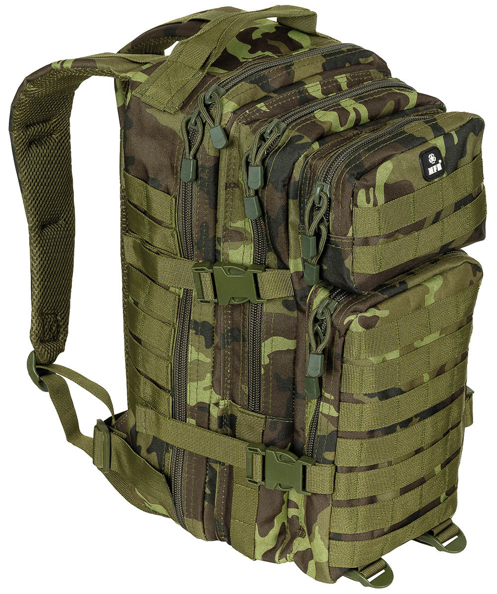Rucsac US Assault I M95 CZ Camo MFH - Bretele căptușite, Compartiment hidratare