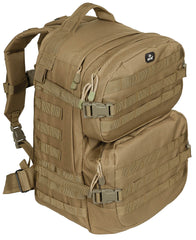 Rucsac US Assault II Coyote Tan MFH - Bretele Ajustabile, Spate Aerisit