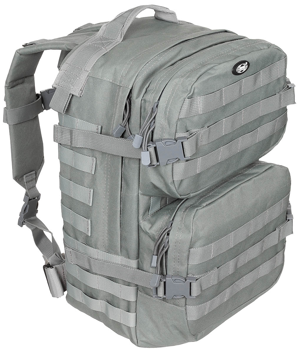 Rucsac US Assault II foliage MFH - Bretele Ajustabile, Spate Căptușit