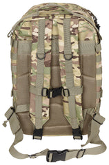 Rucsac US Assault II Operation Camo MFH - Bretele ajustabile, Spate ventilat