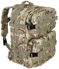 Rucsac US Assault II Operation Camo MFH - Bretele ajustabile, Spate ventilat