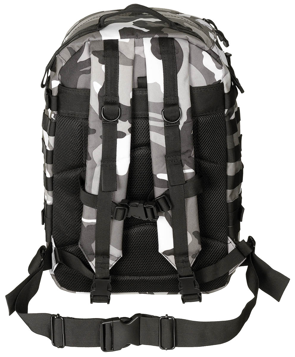 Rucsac US Assault II Urban MFH - Spate mesh, Compartiment hidratare