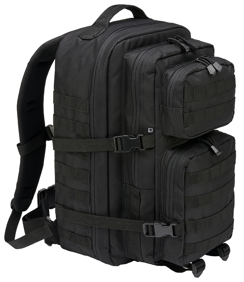 Rucsac US Cooper Large Negru Brandit - Organizare Eficientă