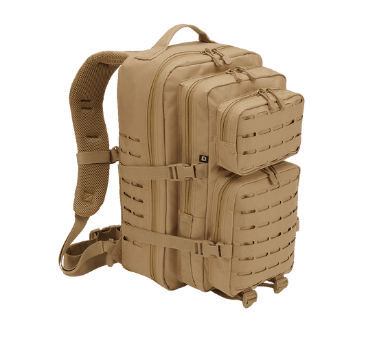 Rucsac US Cooper Lasercut Large Camel Brandit - Rezistenta si Organizare