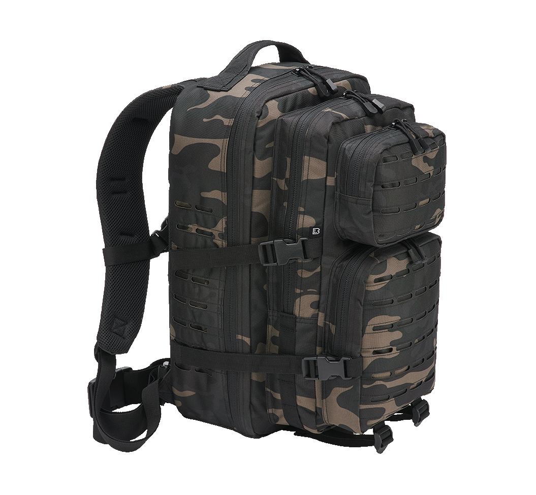 Rucsac US Cooper Lasercut Large Dark Camo Brandit - Durabilitate Extremă