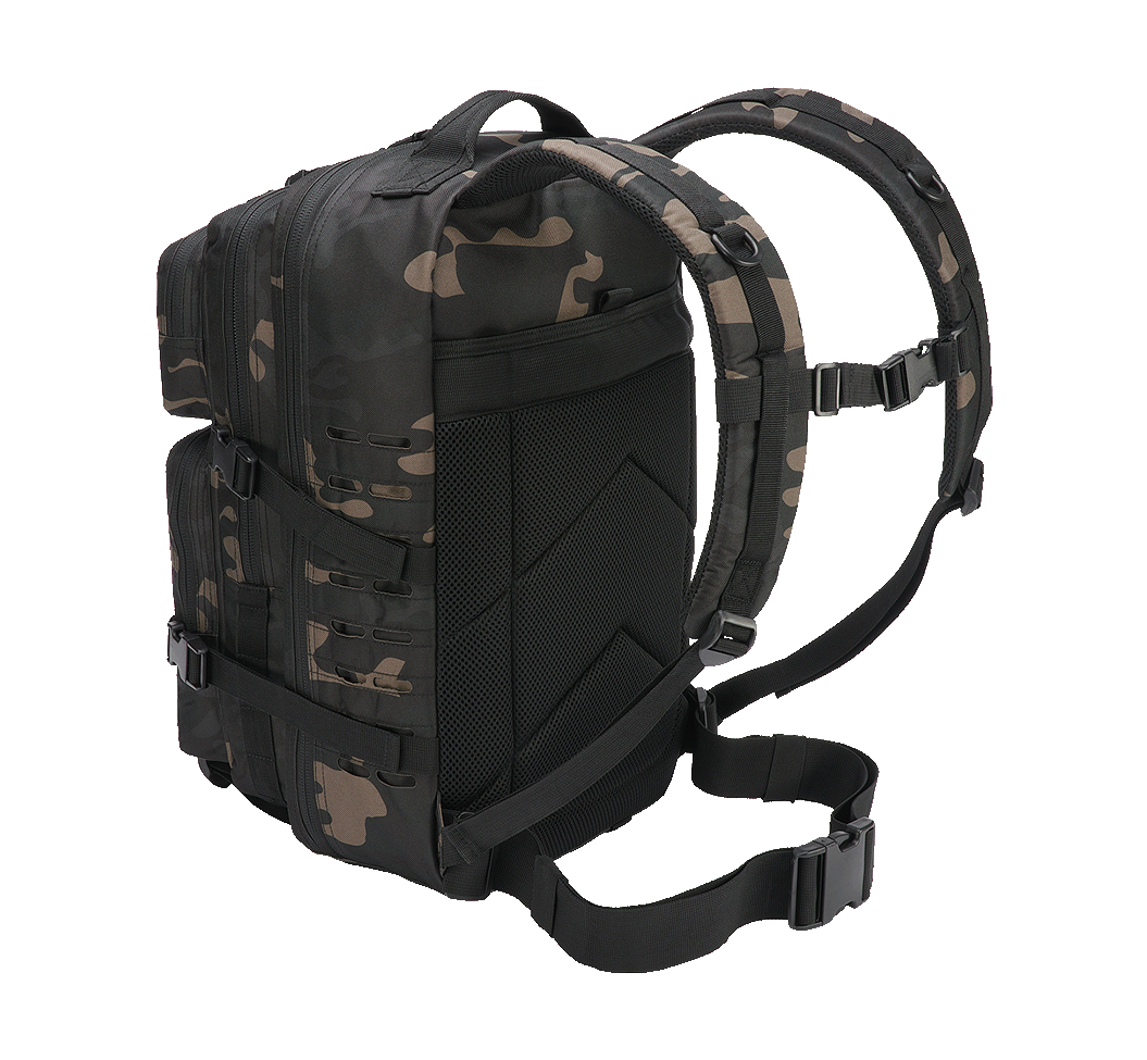Rucsac US Cooper Lasercut Large Dark Camo Brandit - Durabilitate Extremă