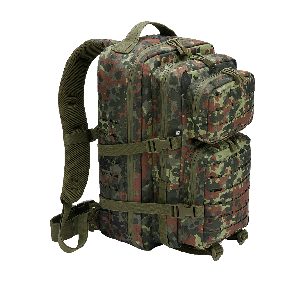 Rucsac US Cooper Lasercut Large Flecktarn Brandit - Durabilitate Extremă