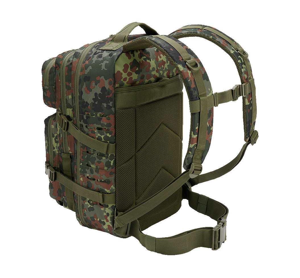 Rucsac US Cooper Lasercut Large Flecktarn Brandit - Durabilitate Extremă