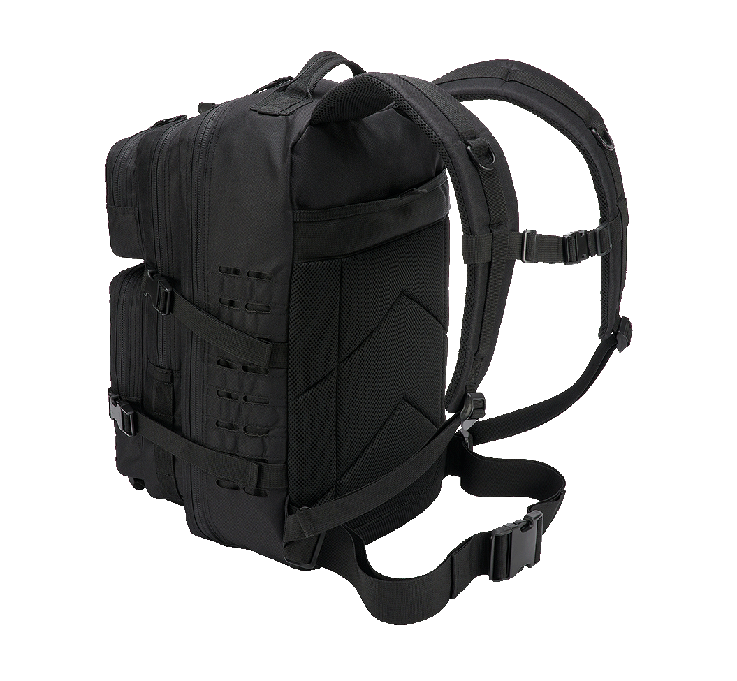 Rucsac US Cooper Lasercut Large Negru Brandit - Durabilitate Esențială