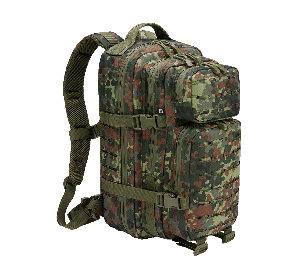 Rucsac US Cooper Lasercut Medium Flecktarn Brandit - Robust și Versatil