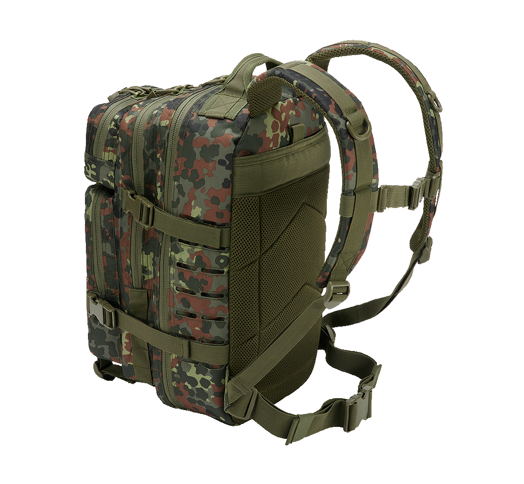 Rucsac US Cooper Lasercut Medium Flecktarn Brandit - Robust și Versatil