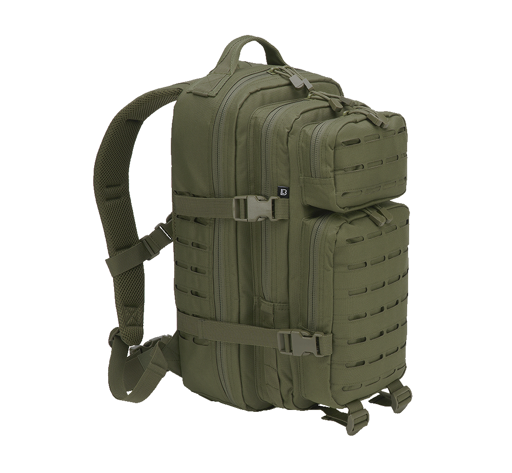 Rucsac US Cooper Lasercut Medium Olive Brandit - Versatilitate Tactică