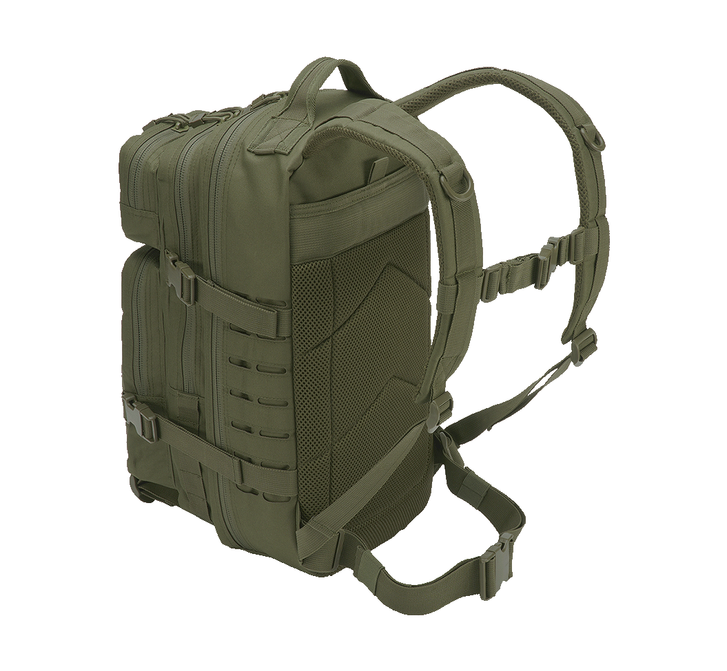 Rucsac US Cooper Lasercut Medium Olive Brandit - Versatilitate Tactică