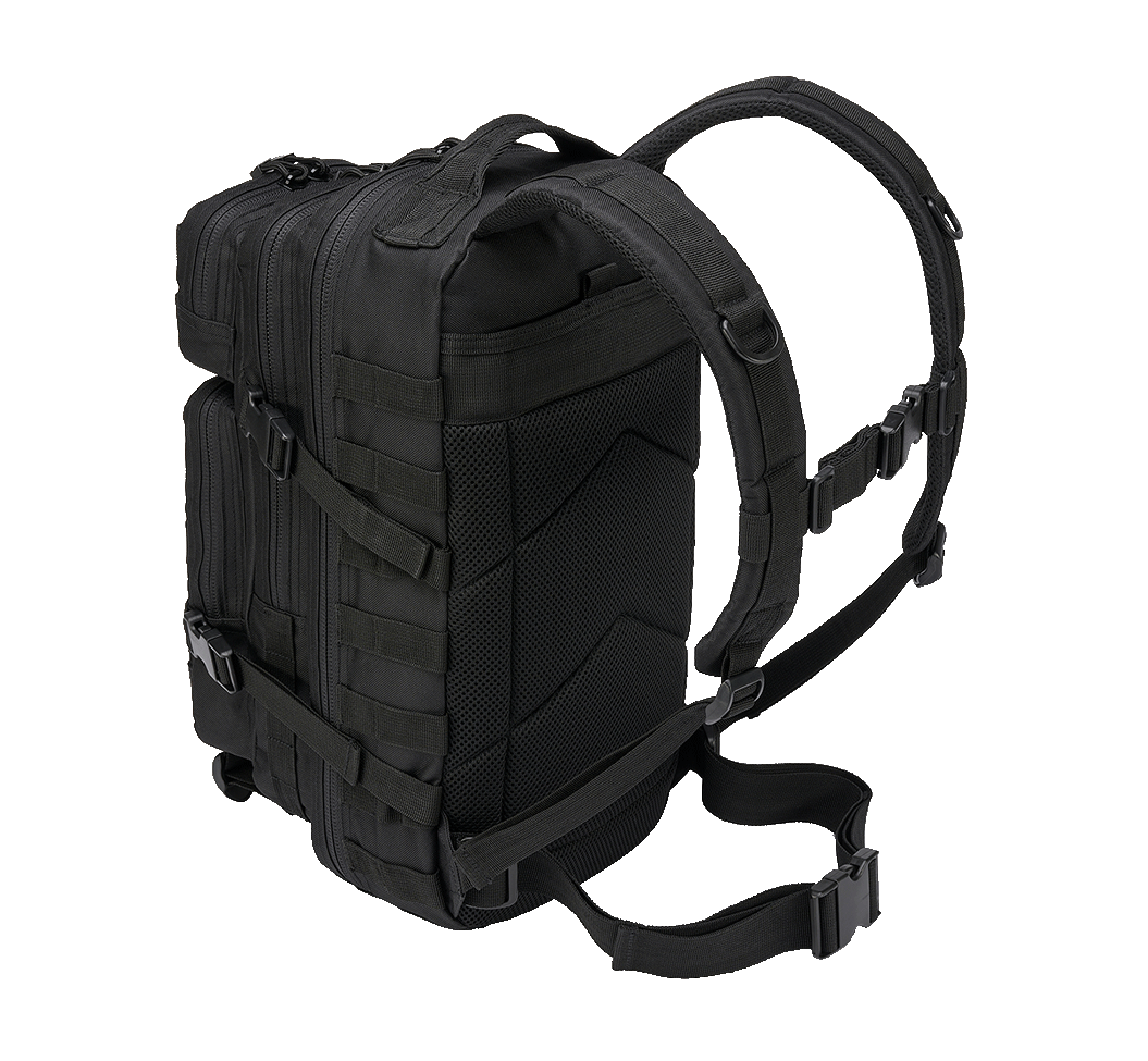 Rucsac US Cooper Medium Negru Brandit - Fiabilitate Multiscop