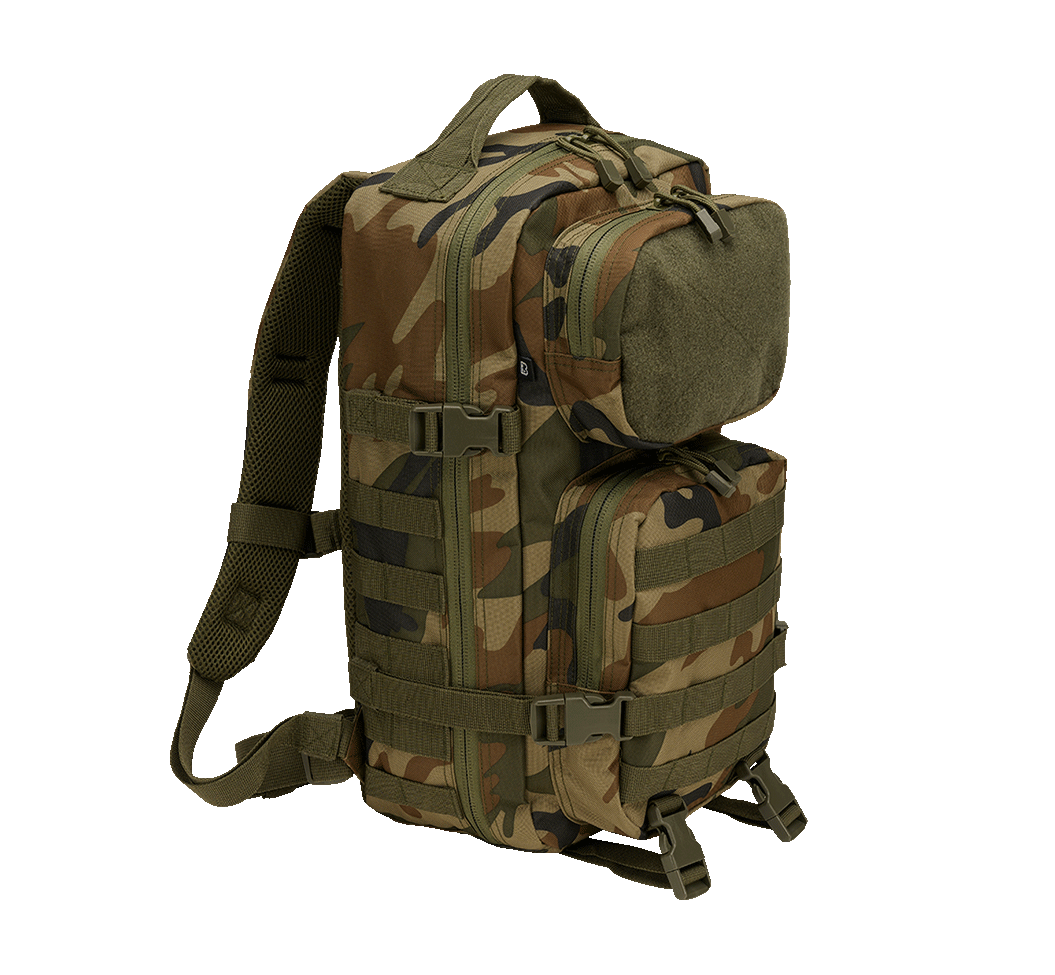 Rucsac US Cooper Patch Medium Woodland Brandit - Versatilitate Tactică