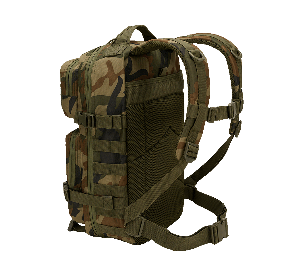 Rucsac US Cooper Patch Medium Woodland Brandit - Versatilitate Tactică