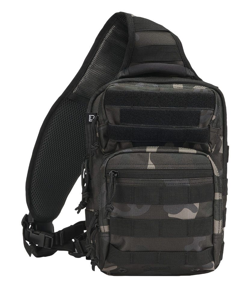 Rucsac US Cooper Sling Pack Medium Dark Camo Brandit - Comoditate și Rezistență
