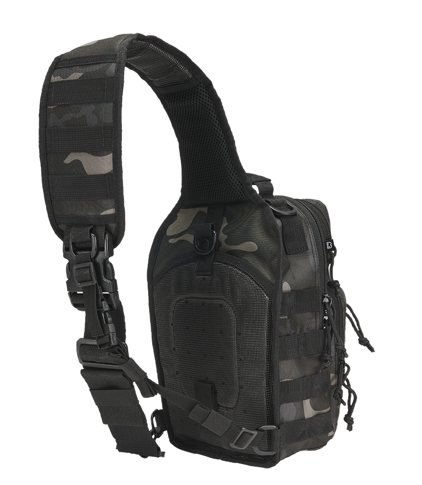 Rucsac US Cooper Sling Pack Medium Dark Camo Brandit - Comoditate și Rezistență