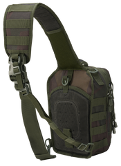 Rucsac US Cooper Sling Pack Medium Dark Woodland Brandit - Versatilitate Tactică