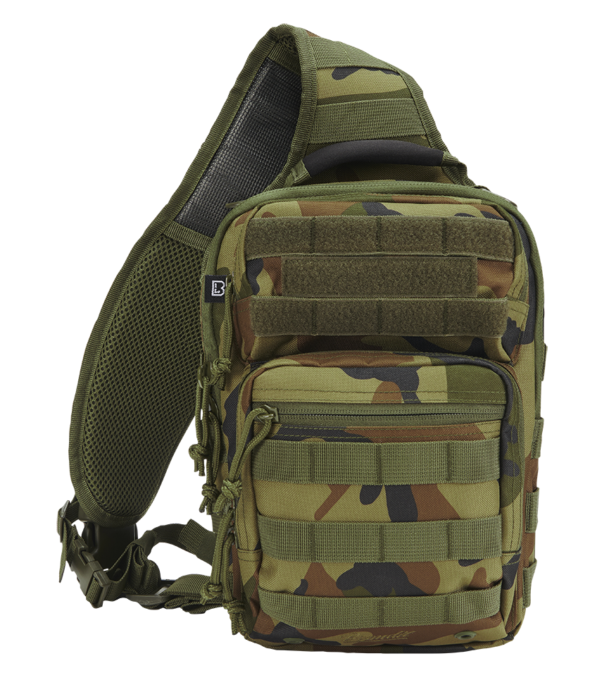 Rucsac US Cooper Sling Pack Medium Woodland Brandit - Versatilitate Urbana