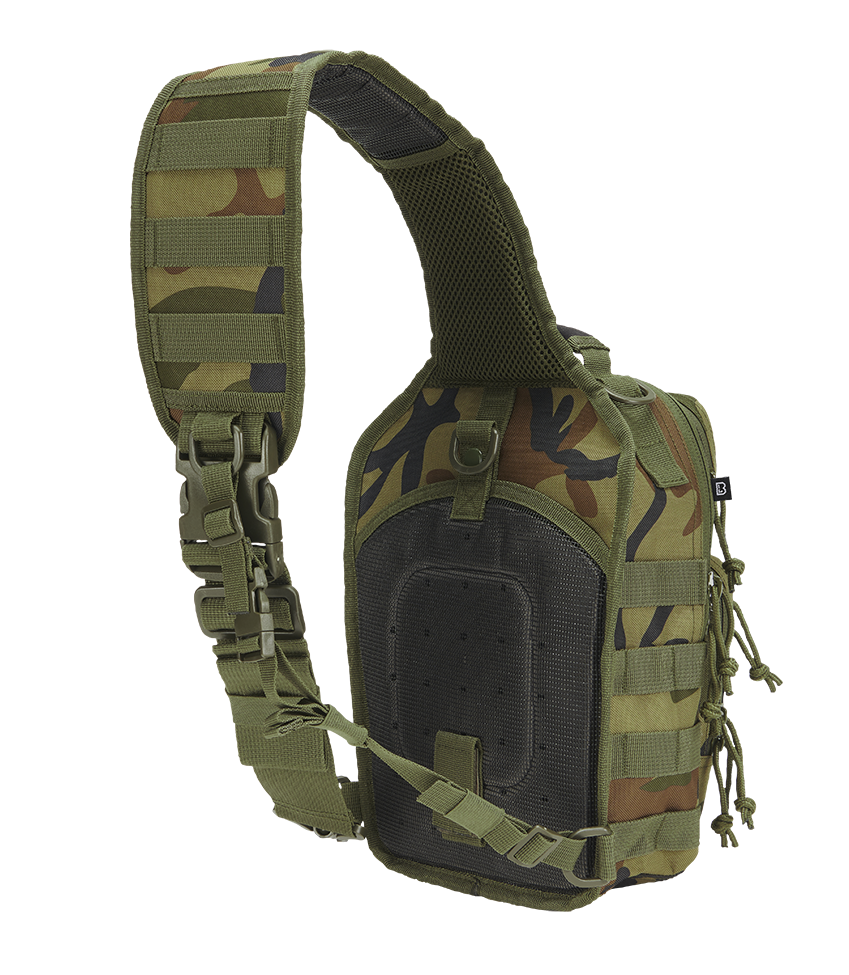 Rucsac US Cooper Sling Pack Medium Woodland Brandit - Versatilitate Urbana