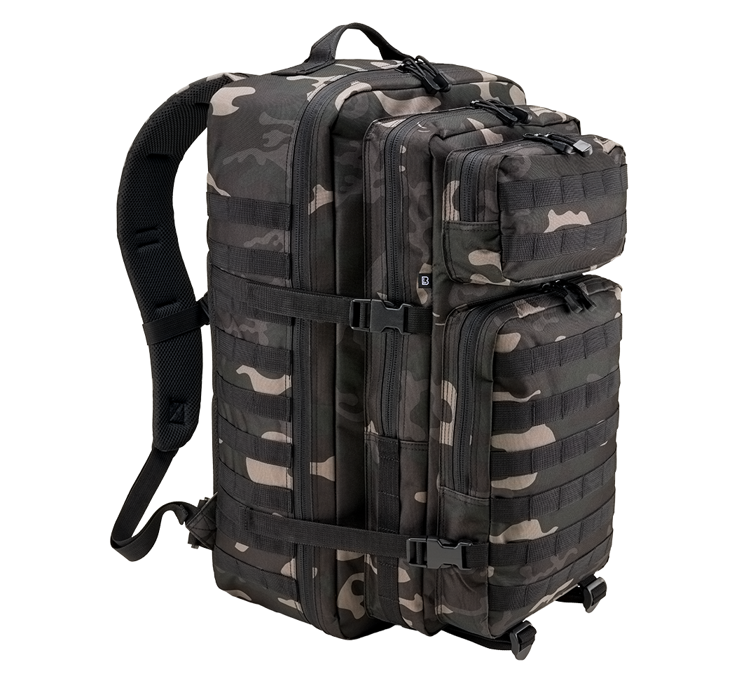 Rucsac US Cooper XL Dark Camo Brandit - Versatilitate Tactică