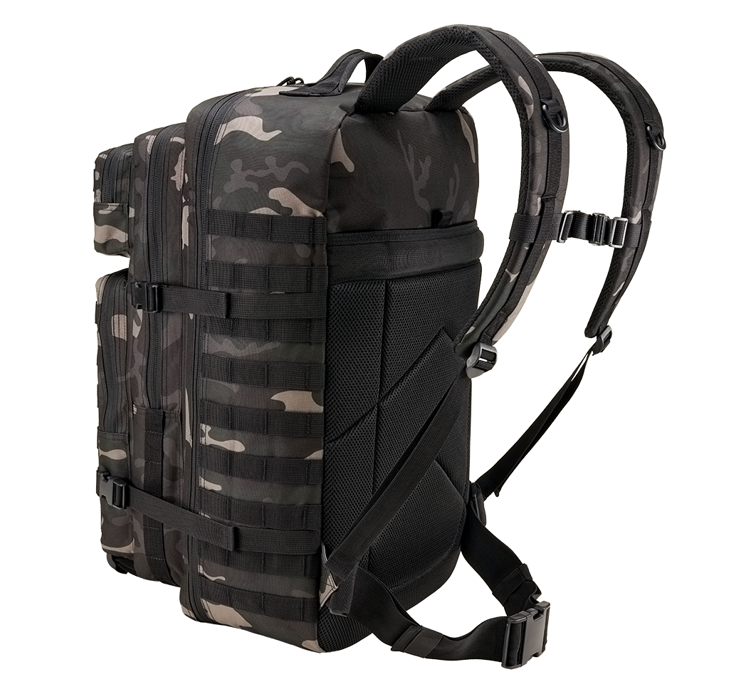 Rucsac US Cooper XL Dark Camo Brandit - Versatilitate Tactică