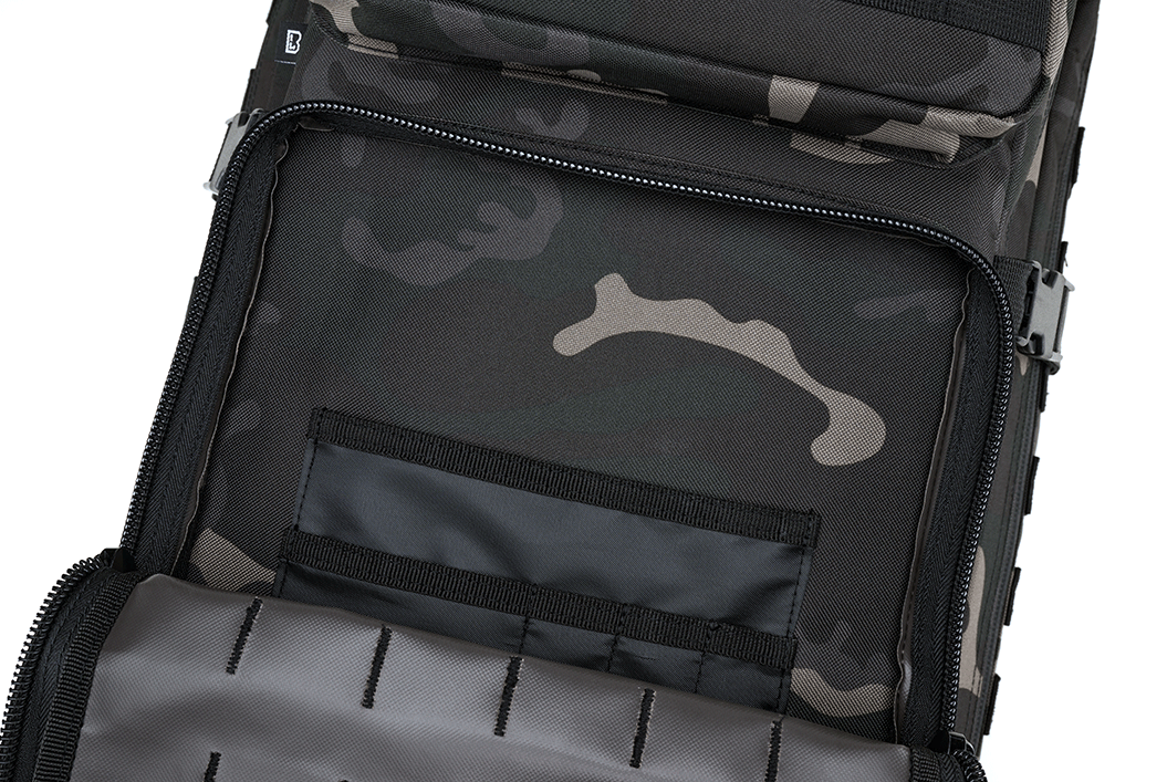 Rucsac US Cooper XL Dark Camo Brandit - Versatilitate Tactică