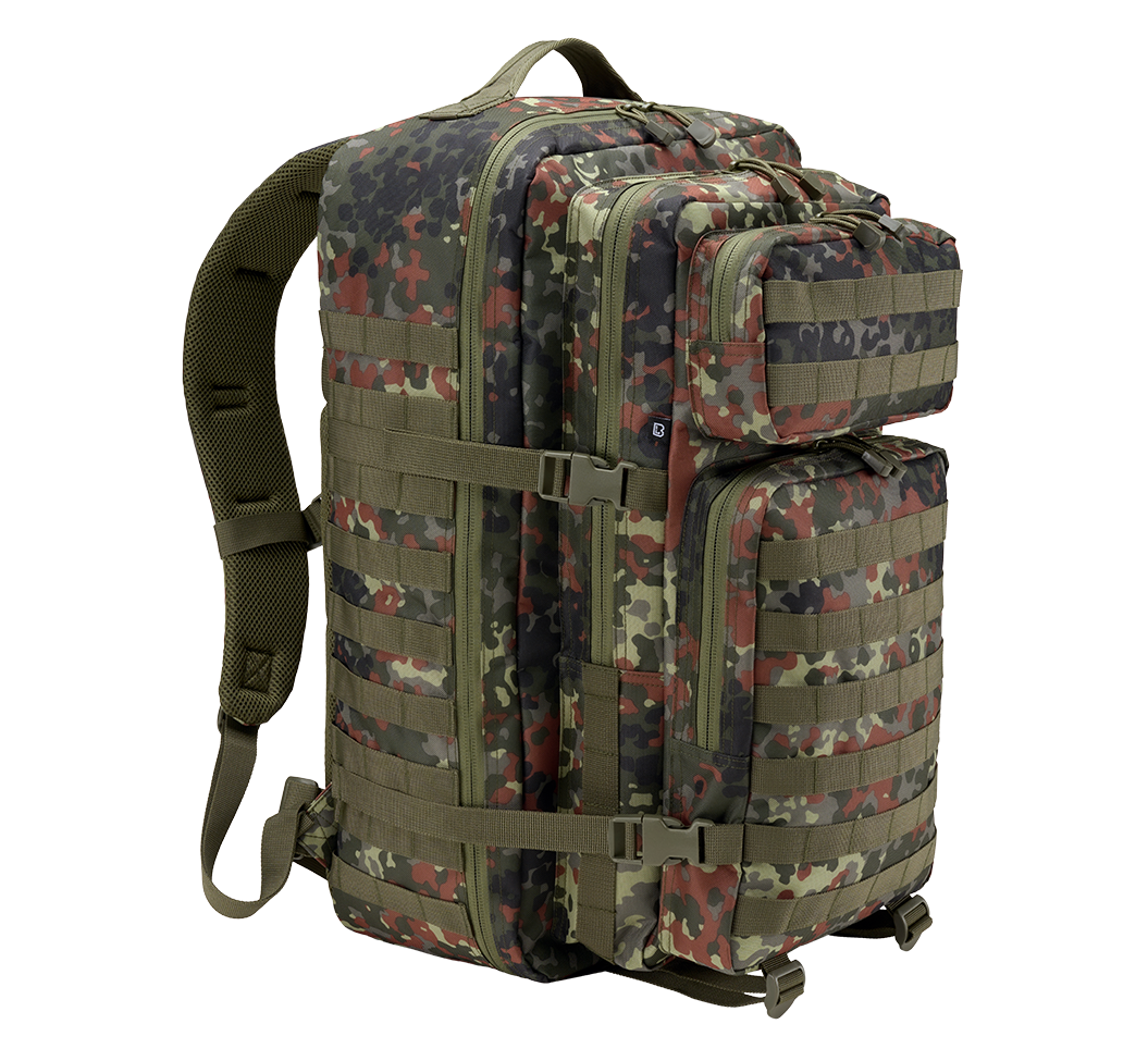 Rucsac US Cooper XL Flecktarn Brandit - Spatiu si Rezistenta