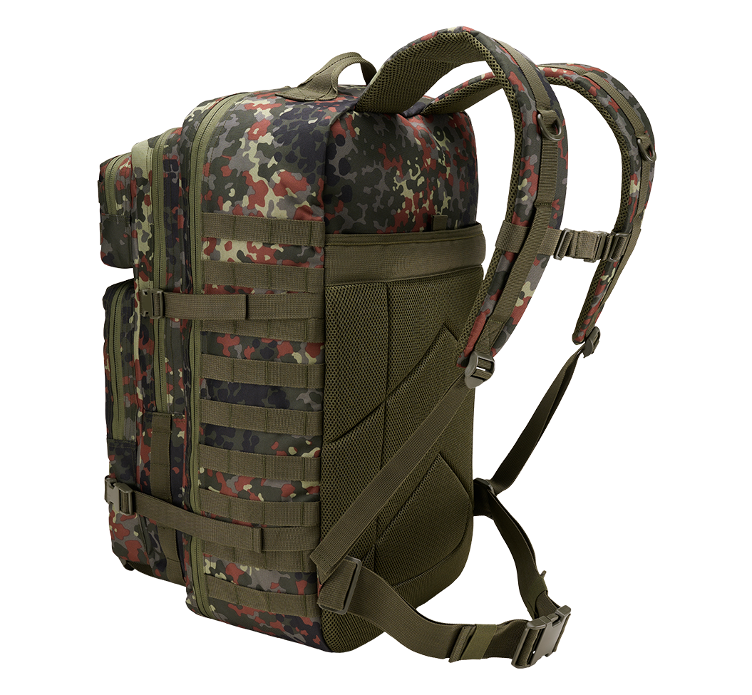 Rucsac US Cooper XL Flecktarn Brandit - Spatiu si Rezistenta