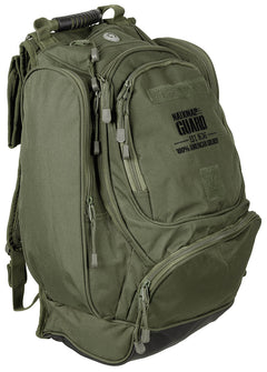 Rucsac US 'NATIONAL GUARD' Oliv MFHProfessional - Buzunar Telefon, Port Căști
