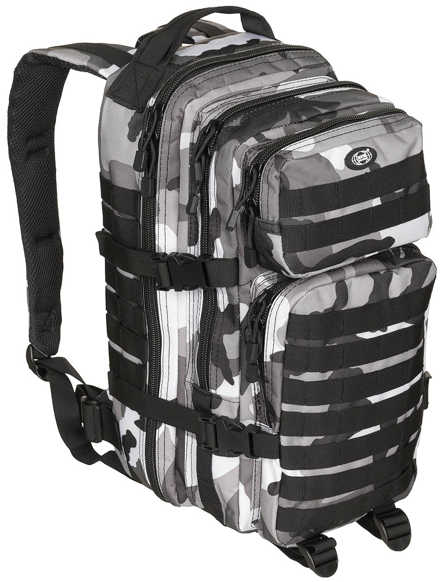 Rucsac US Rucksack, Assault I urban MFH - Bretele căptușite, Spate respirabil