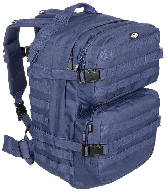Rucsac US Rucksack Assault II Albastru MFH - Bretele ajustabile, Spate respirabil