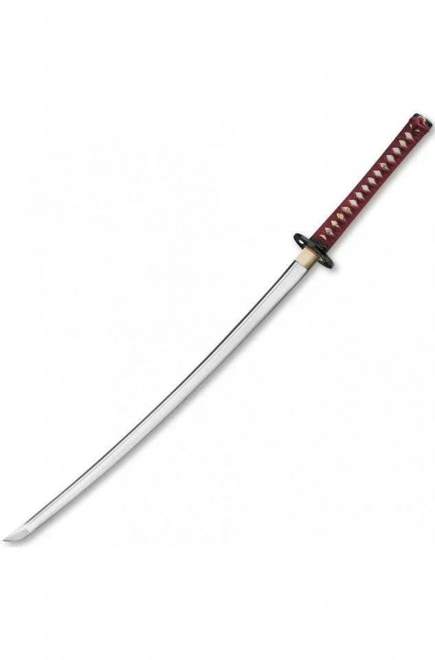 Sabie Magnum Red Samurai + Suport Lemn Pentru Sabie