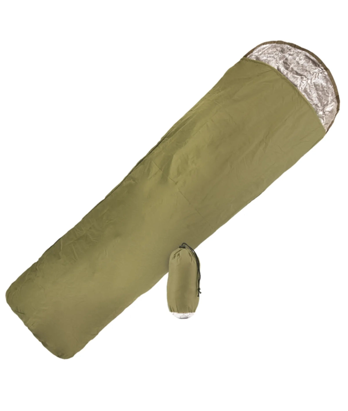 Sac Bivy OD pentru Supraviețuire – Compact, Reflectorizant, Rezistent la Apă