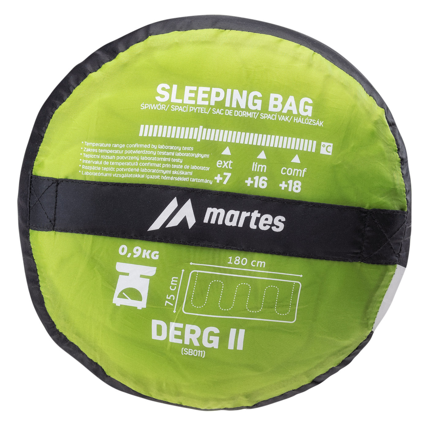 Sac de Dormit DERG II Martes Essentials - Confort +18°C, Ușor - 4