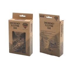 Sac de Dormit Emergency Argintiu/Crom Fosco - Protecție Vitală Anti-Hipotermie