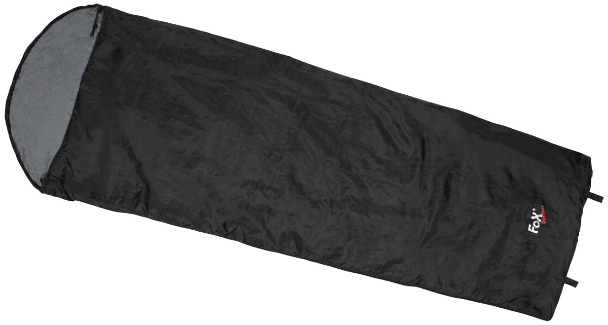 Sac de dormit Extralight Negru FoxOutdoor - +10°C la +29°C, Sac Compresie